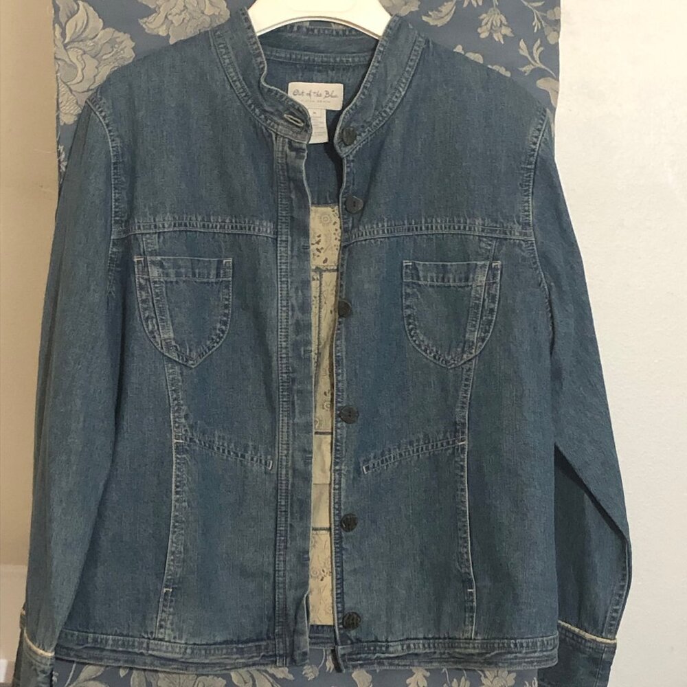 J. JILL DENIM JACKET ===SIZE: M "Out of the Blue"